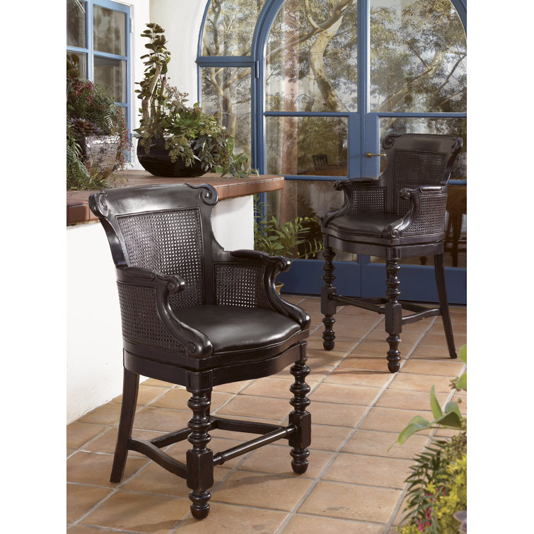 Tommy Bahama Home Kingstown Bar & Counter Swivel Stool & Reviews Perigold